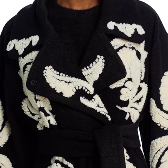 FARM RIO Helen Fleece Belted Coat - Picture 4 of 8